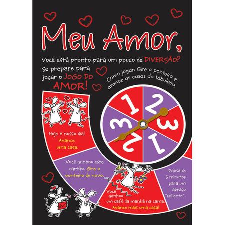 Cartão Handmade Beauty Amor Estampa Jogo do Amor- Grafon's