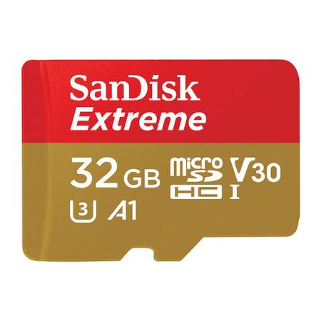 Imagem de Cartão Memória Micro SDHC 32GB Extreme 100MBs Sandisk