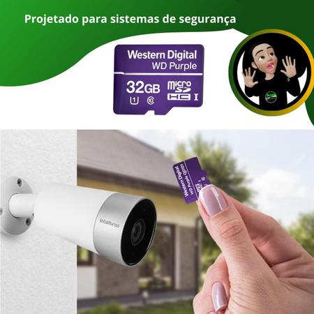 Imagem de Cartão Micro Sd 32gb 16tbw Intelbras