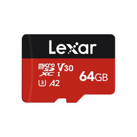 Imagem de Cartão Micro SD Lexar E-Series Plus MicroSDXC UHS-I de 64 GB