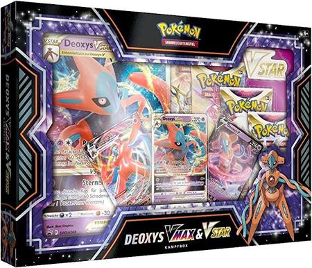 Pokemon box - deoxys vmax e v-astro - ref 32162 - COPAG - Deck de Cartas -  Magazine Luiza