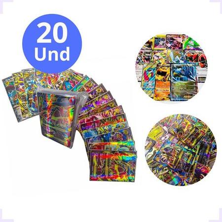 Kit 20 Cartas Pokémon, Promoçoes e Ofertas