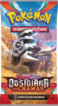 Escarlate e Violeta — Obsidiana em Chamas do Pokémon Estampas Ilustradas