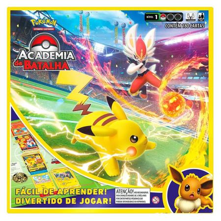 Cartas Pokémon Box Academia de Batalha 31495 - Copag - Deck de