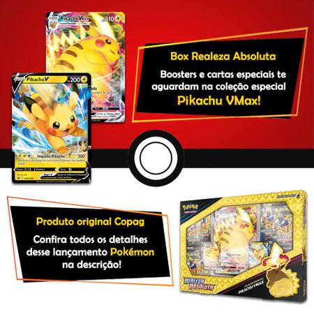 Box Coleção Pikachu V Pokémon Copag - Deck de Cartas - Magazine Luiza