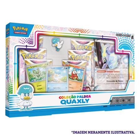Cartas - Pokemon - Box Colecao Paldea Quaxly - 32528 COPAG DA IA