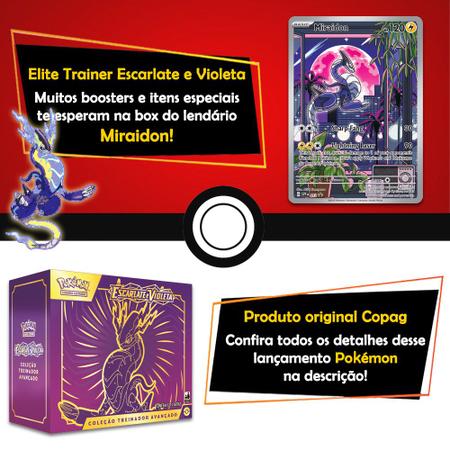 Coleção Treinador Avançado - Escarlate e Violeta 1 - Escarlate e Violeta -  Miraidon - Epic Game - A loja de card game mais ÉPICA do Brasil!