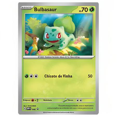 Cartas Pokémon EV3.5 Blister Triplo 151 - Bulbasaur - 33291 Copag