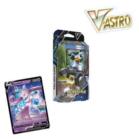 Pokémon TCG: Baralho Batalha V Pokémon GO - Mewtwo - Pokémon Company -  Baralho - Magazine Luiza