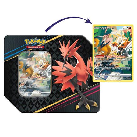 Imagem de Cartas Pokémon Lata C/ 31 Unidades Realeza Absoluta - Copag