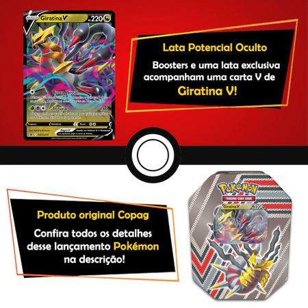 POKEMON Lata POTENCIAL OCULTO Giratina V - Copag - Deck de Cartas