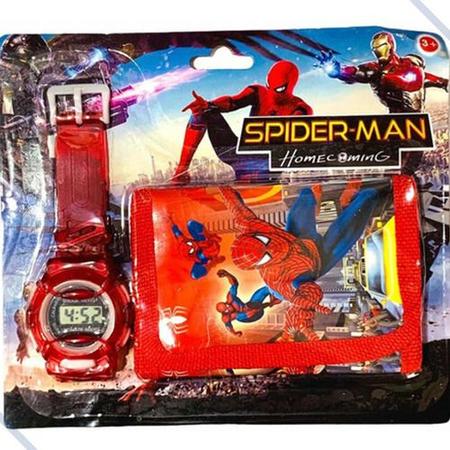 Imagem de Carteira E Relógio Do Homem-aranha Para Meninos Aventureiros