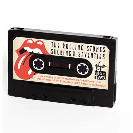 Imagem de Carteira Fita Cassete Rolling Stones Sucking in the Seventies