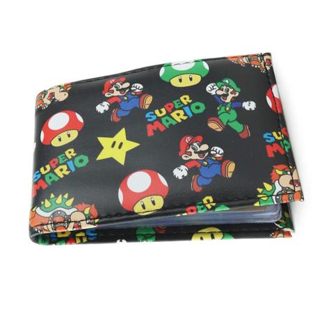 Carteira Slim Jogo Super Mario e Luigi - Frete Grátis