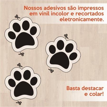 Cartela com 24 Adesivos - Patinhas De Cachorro - Pegadas Em Vinil - Micro Oficina Imagem de Cartela com 24 Adesivos - Patinhas De Cachorro - Pegadas Em Vinil