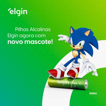 Imagem de Cartela Com 8 Pilhas Aa Elgin Energy Alcalina