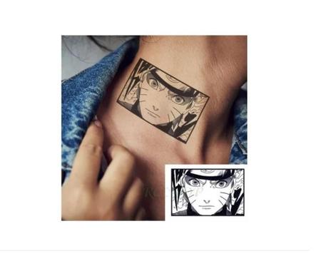 Tatuagem Temporária Anime Naruto Personagens Desenho