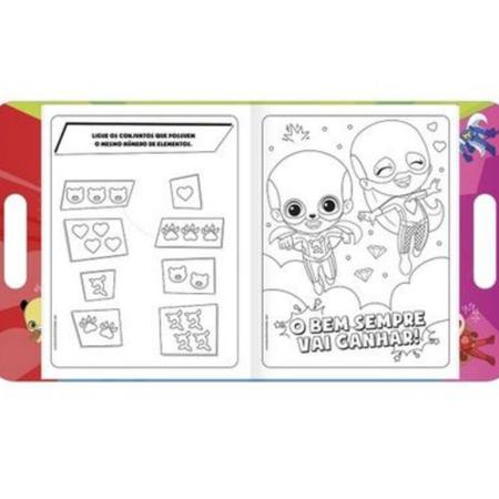 Livro de colorir Os Aventureiros - Luccas Neto Colouring Book