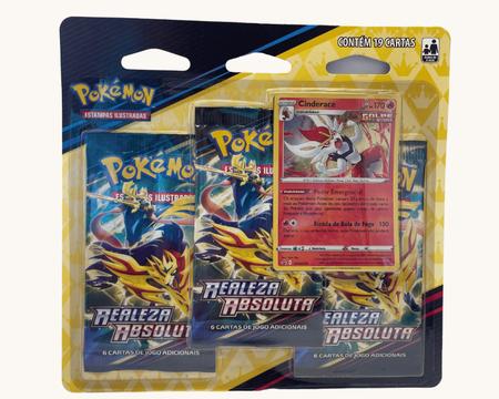 Cartinha Pokémon Blister Triplo com 19 Cartas - COPAG - Deck de