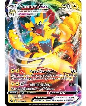 Cartinhas Pokemon Zeraora V-astro Cartas Cards Tcg Brinquedo