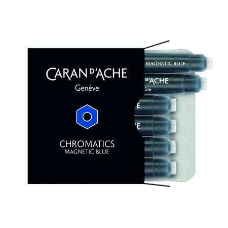 Imagem de Cartucho Caneta Tinteiro Carand'Ache Chromatics Magnetic Blue