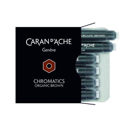 Imagem de Cartucho Caneta Tinteiro Carand'Ache Chromatics Organic Brown
