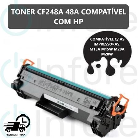 Imagem de Cartucho Toner Compatível Cf248a 248a 48a M28A M28W M15A M15W