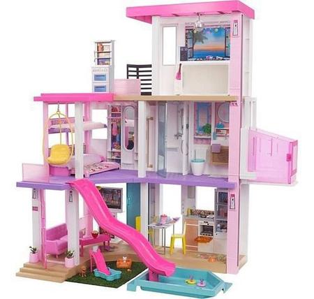 Barbie Casa dos Sonhos com Escorregador - Mattel - Casinha de Boneca -  Magazine Luiza