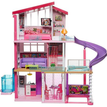 Casa Barbie Mega Mansão Com Elevador Casa Dos Sonhos 360 - Mattel