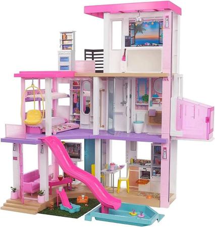 Casa Barbie Mega Mansão Com Elevador Casa Dos Sonhos - Mattel