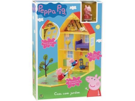 Casinha Casa Peppa Pig Completa Acessórios E Jardim - Dtc - Casinha de  Boneca - Magazine Luiza