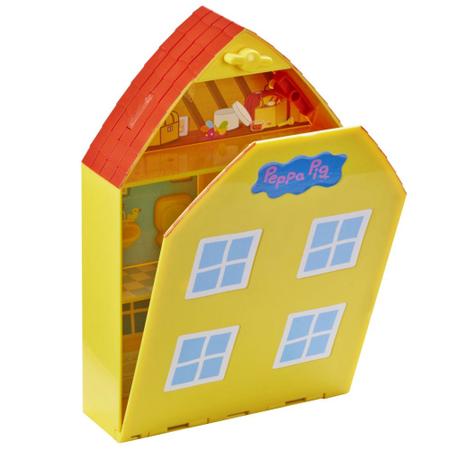 Casa com Jardim Peppa Pig e George - Dtc - Casinha de Boneca