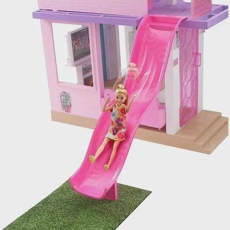 Casa de Bonecas Barbie Dreamhouse - Mattel GRG93 em Promoção na