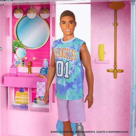 Casa Barbie Dreamhouse Pool Party Doll House Hmx10 - Mattel - Boneca Barbie  - Magazine Luiza