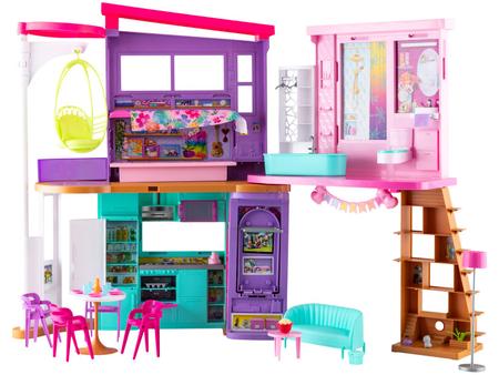 Playset - Barbie - Nova Casa De Férias Malibu - Colorida - Mattel