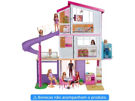 Casa Barbie Mega Mansão Com Elevador Casa Dos Sonhos - Mattel - Casinha de  Boneca - Magazine Luiza