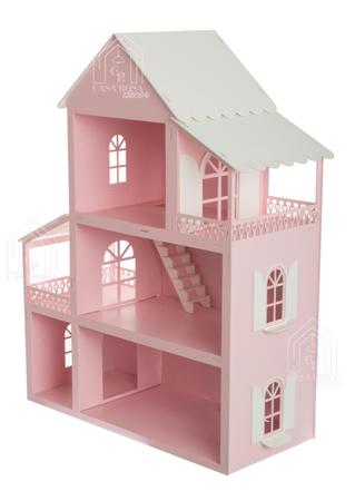 Casinha para Barbie grande com móveis