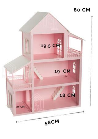 Casa Da Barbie Mega Casa Dos Sonhos Malibu + Móveis - Colore