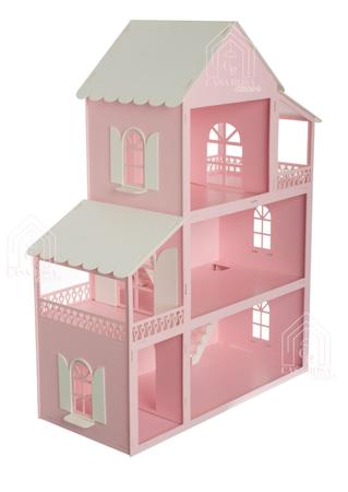 Casa Da Barbie Mega Casa Dos Sonhos Malibu + Móveis - Colore