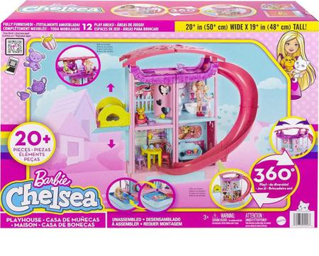 Casa da Chelsea Playhouse Mattel - Casinha de Boneca - Magazine Luiza