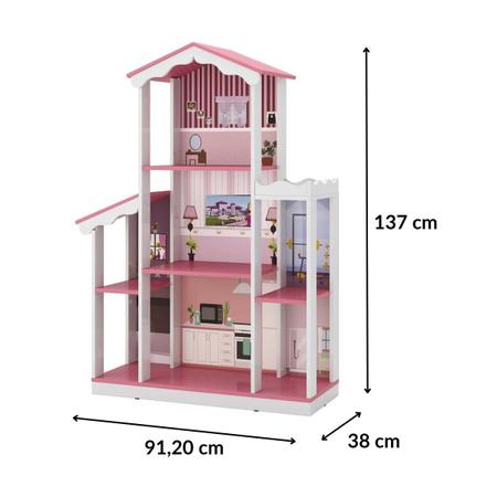 Mega Casa Dos Sonhos Rosa Para Meninas de 8 Anos - Big Star Brinquedos -  Casinha de Boneca - Magazine Luiza