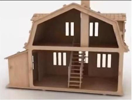 Imagem de Casa De Bonecas Modelo C5 Para Polly, Barbie Pocket  e Similares 