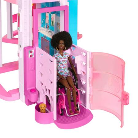 Imagem de Casa dos Sonhos Barbie 3 Andares De Luxo E Acessórios 75 Pç 