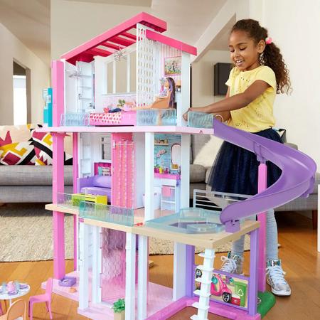 Imagem de Casa dos Sonhos Barbie Mansão 3 Andares De Luxo C/ Acessórios