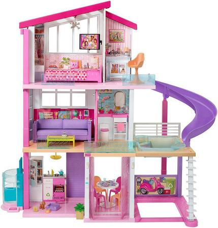 Imagem de Casa dos Sonhos Barbie Mansão 3 Andares De Luxo C/ Acessórios