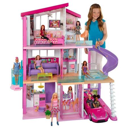 Imagem de Casa dos Sonhos Barbie Mansão 3 Andares De Luxo C/ Acessórios