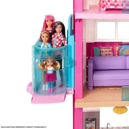 Imagem de Casa dos Sonhos Barbie Mansão 3 Andares De Luxo C/ Acessórios