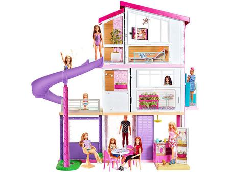 Imagem de Casa dos Sonhos Barbie Mansão 3 Andares De Luxo C/ Acessórios