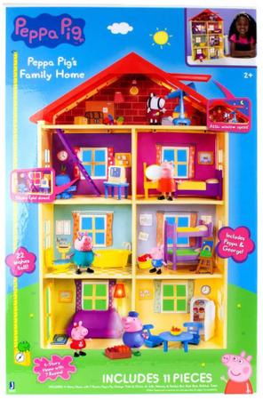 Brinquedo Casa Gigante Da Peppa Pig George 7 Ambientes 55 Cm em Promoção na  Americanas