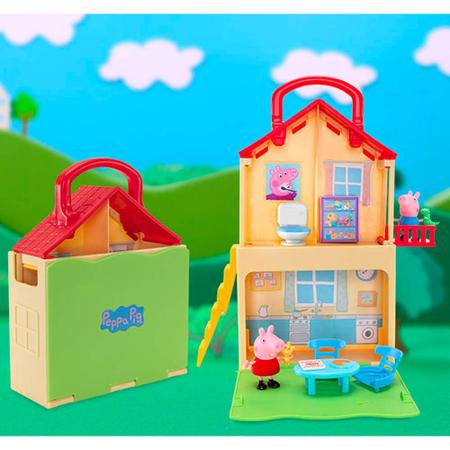 Playset Maleta Peppa Pig - Casa da Peppa - Sunny com o Melhor